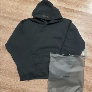 Extra small Essentials Black Hoodie